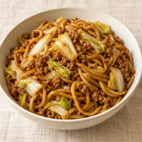 Illustration of Shanghai Fried Noodles