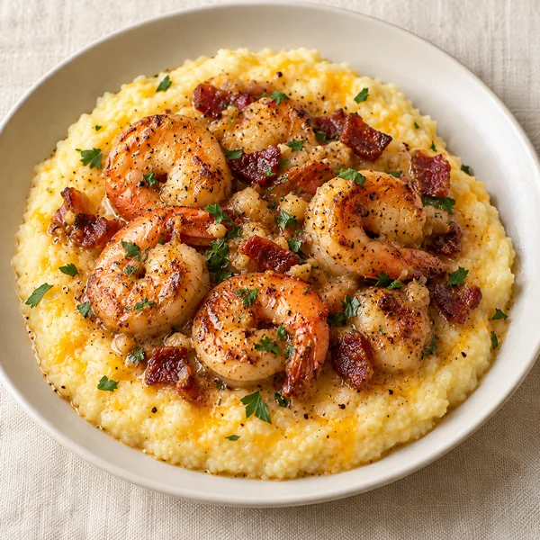Illustration of Shrimp and Grits