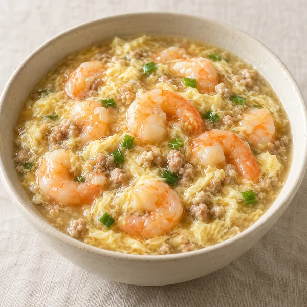 Illustration of Shrimp with Lobster Sauce
