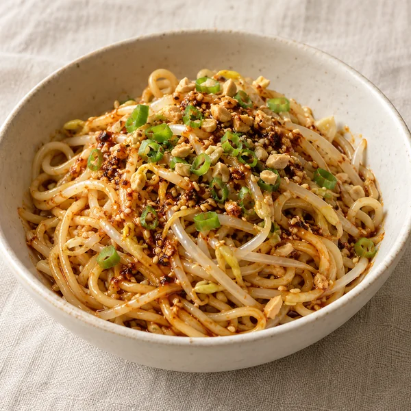 Illustration of Sichuan Cold Noodles