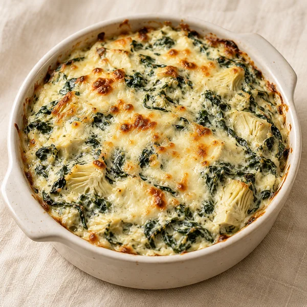 Illustration of Spinach Artichoke Dip