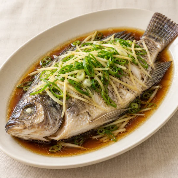 Illustration of Cantonese Steamed Fish