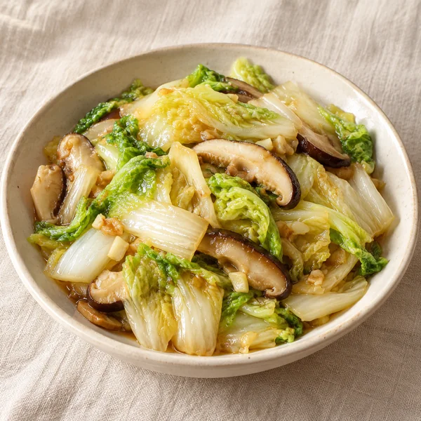 Illustration of Stir-Fried Napa Cabbage
