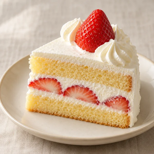 Illustration of Japanese Strawberry Shortcake