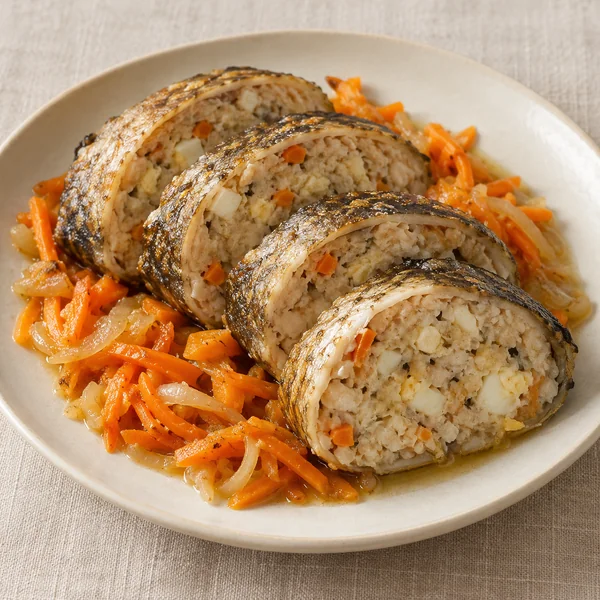 Illustration of Stuffed Pike