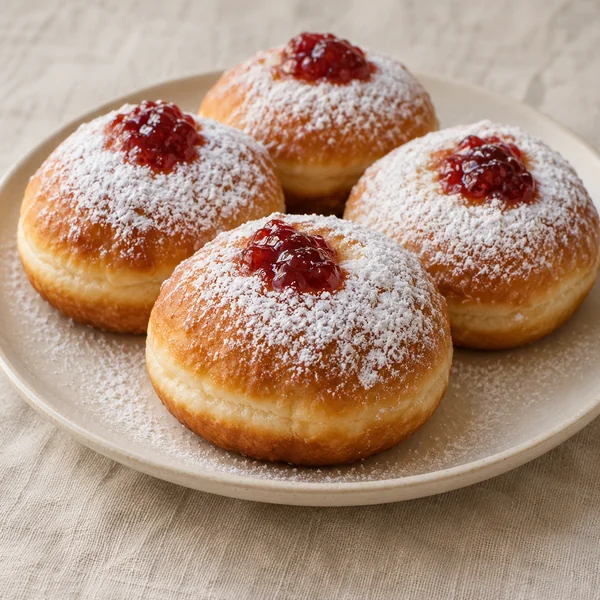 Illustration of Sufganiyot