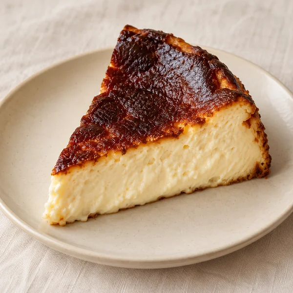 Illustration of Basque Burnt Cheesecake
