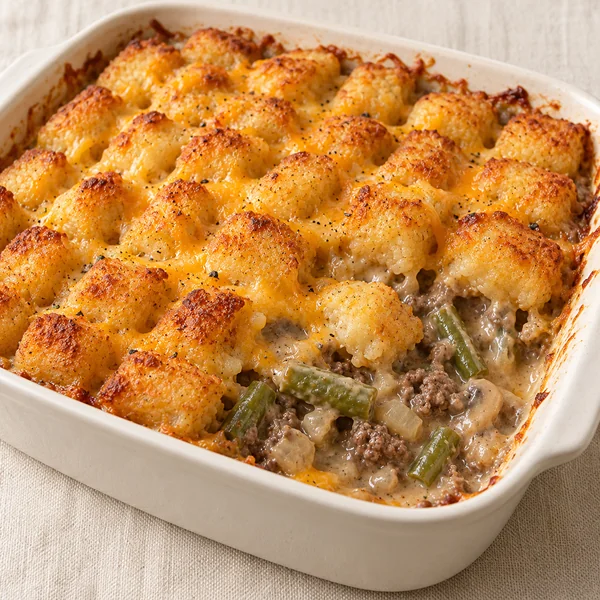 Illustration of Tater Tot Hotdish