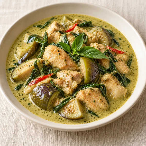 Illustration of Thai Green Curry