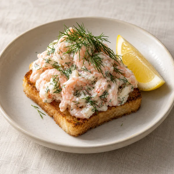 Illustration of Toast Skagen