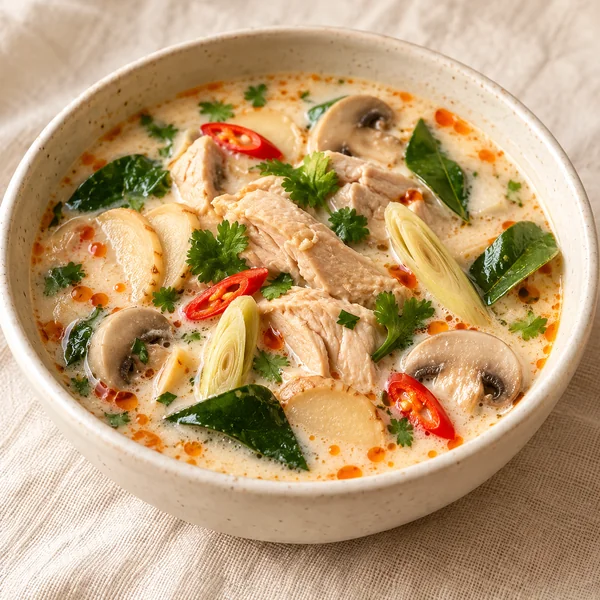 Illustration of Tom Kha Gai