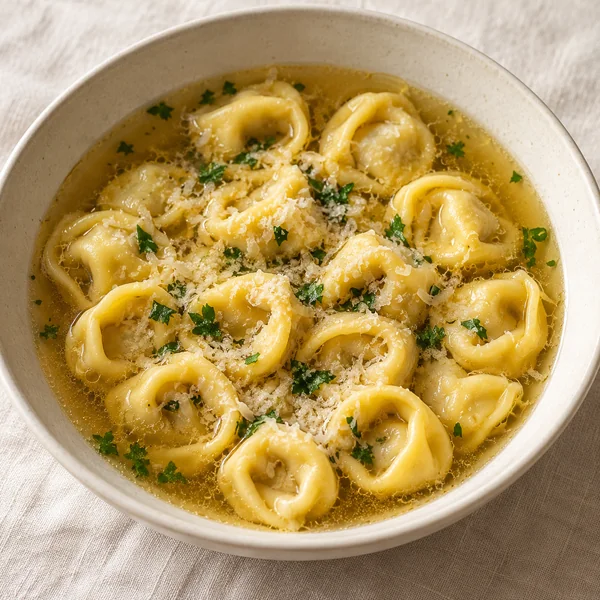 Illustration of Tortellini in Brodo