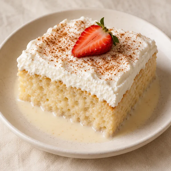 Illustration of Tres Leches Cake