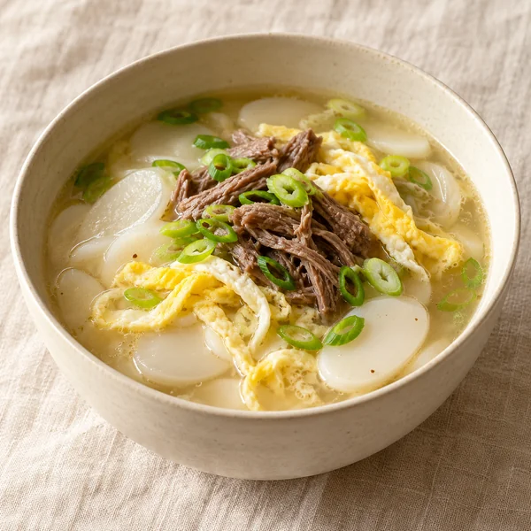 Illustration of Tteokguk