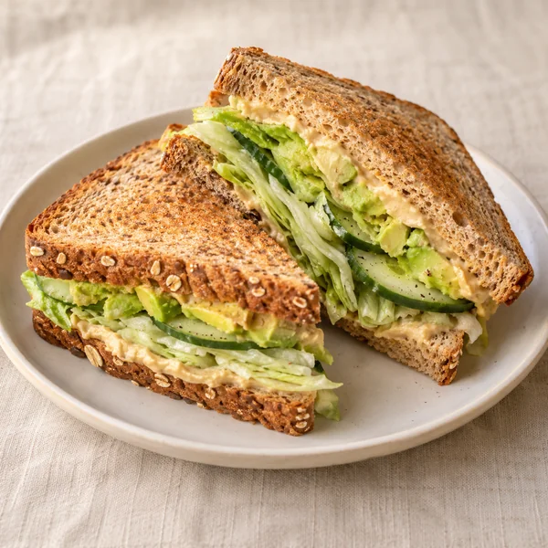 Illustration of Veggie Sandwich