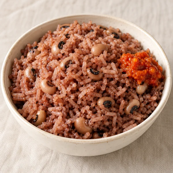 Illustration of Waakye